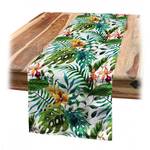 Tischläufer Palme Polyester - Mehrfarbig - 40 x 180 cm