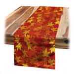 Tafelloper Nature Designs polyester - oranje - 40 x 225 cm