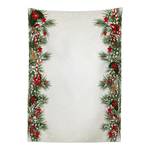 Tafelkleed Kerstmagie mix van polyester en satijn - meerdere kleuren - 140 x 200 cm