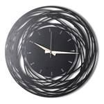Horloge murale Lombez Aluminium - Noir