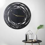 Horloge murale Lombez Aluminium - Noir