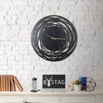 Horloge murale Lombez Aluminium - Noir