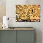 Impression sur toile Huaraz Cuir / Panneau composite en bois - Multicolore - 70 x 100 cm