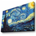 Canvas Humbie Pelle / Pannello di legno composito - Multicolore - 70 cm x 100 cm
