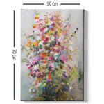 Impression sur toile La Parva Toile / Panneau composite en bois - Multicolore - 50 x 70 cm