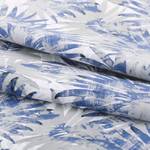 Parure de lit Anai Coton - Gris / Bleu - 200 x 220 cm + 2 oreillers 80 x 80 cm