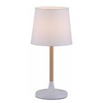 Lampe Nima Tissu / Fer - 1 ampoule - Blanc