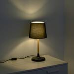 Lampe Nima Tissu / Fer - 1 ampoule - Noir