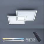 LED-plafondlamp Edging polycarbonaat/ijzer, aluminium - 1 lichtbron