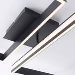 LED-plafondlamp Elis I kunststof/ijzer, aluminium - 2 lichtbronnen