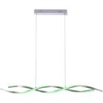 LED-hanglamp Swing kunststof/aluminium, ijzer - 2 lichtbronnen