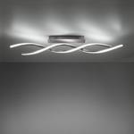 LED-plafondlamp Swing I kunststof/aluminium, ijzer - 2 lichtbronnen