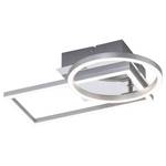 LED-plafondlamp Iven  II polycarbonaat/aluminium, ijzer - 1 lichtbron