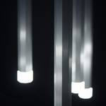 LED-Pendelleuchte Bruno IV Acrylglas / Aluminium; Eisen - 10-flammig - Silber