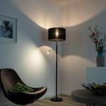 Staande LED-lamp Robin stof / ijzer - 1 lichtbron - Zwart