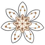 Muurdecoratie Tamariu ijzer - meerdere kleuren
