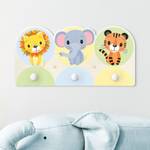 Kindergarderobe L枚we Elefant Tiger