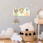 Nilpferd Kindergarderobe Affe Panda