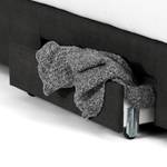 Lit boxspring Runner I Avec éclairage - Microfibre Senga: Noir