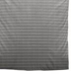 Copripiumino e federa Nordic Breeze III Melange - Grigio - 135 x 200 cm + cuscino 80 x 80 cm