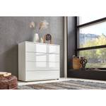 Commode Miltach I Blanc brillant / Blanc mat