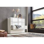 Commode Miltach I Blanc brillant / Blanc mat