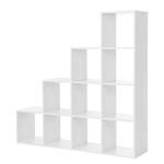 Scaffale Rapolla Bianco - Materiale a base lignea - 130 x 29 x 130 cm