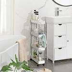 Scaffale da bagno Brock Materiale plastico - Bianco - Profondità: 13 cm