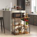 Scaffale da cucina Jamban II Ferro - Marrone vintage / Nero - Marrone