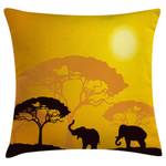 Federa per cuscino Wildlife Poliestere - Giallo - 45 x 45 cm