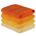 Set di asciugamani Rainbow III (4) Cotone - Giallo
