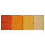 Serviettes Rainbow III (lot de 4) Coton - Jaune