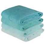 Set di asciugamani Rainbow III (4) Cotone - Mint