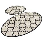 Tapis de bain Kupa (2 éléments) Velours - Blanc