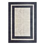 Kurzflorteppich Black Frame Samt / Polyester - Mehrfarbig - 80 x 200 cm
