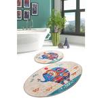 Tapis de bain Etnic (2 éléments) Velours - Multicolore