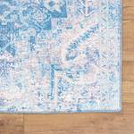 Laagpolig vloerkleed Giverny polyester - blauw - 230 x 330 cm