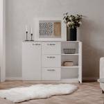 Buffet Modica II Blanc brillant