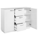 Buffet Modica II Blanc brillant