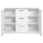 Buffet Modica II Blanc brillant