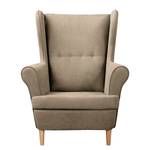 Fauteuil bergère Ranu I Microfibre Enza: Beige clair