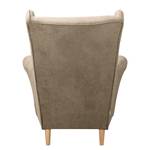 Fauteuil bergère Ranu I Microfibre Enza: Beige clair