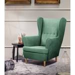 Fauteuil bergère Ranu I Microfibre Enza: Vert menthe