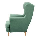 Fauteuil bergère Ranu I Microfibre Enza: Vert menthe