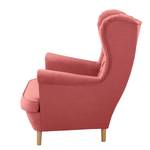 Fauteuil bergère Olmen Microfibre Jada: Rose