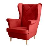 Oorfauteuil Olmen Microvezel Jada: Rood