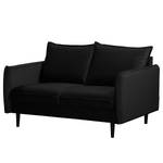 Sofa Palawan (2-Sitzer) Samt Ravi: Schwarz