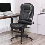 Fauteuil de bureau Modan XXL Imitation cuir / Nylon - Noir / Argenté