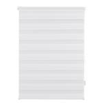 Store double sans perçage occultant Just Polyester - Blanc - 90 x 210 cm