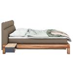 Boxspringbett Bull Chenille Stella: Sahara - 160 x 200cm - Doppelmatratze H2/H3